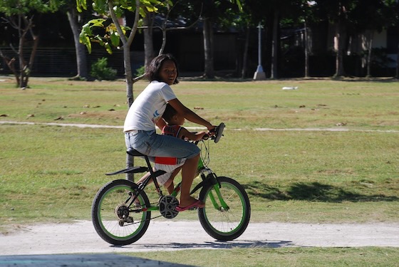 Anda Bohol girl bike