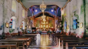 Baclayon Church Nave Facing Altar
