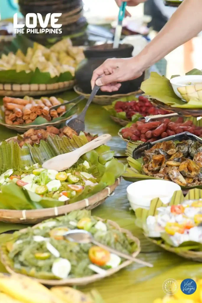 food native bamboo serving dot