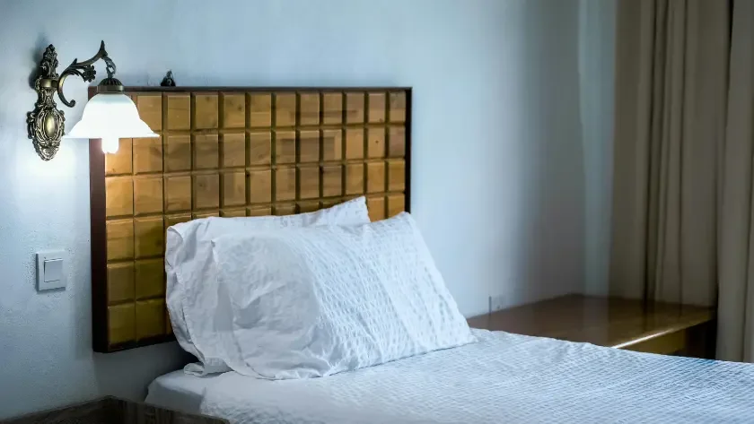 stock hotel view of bedrooms